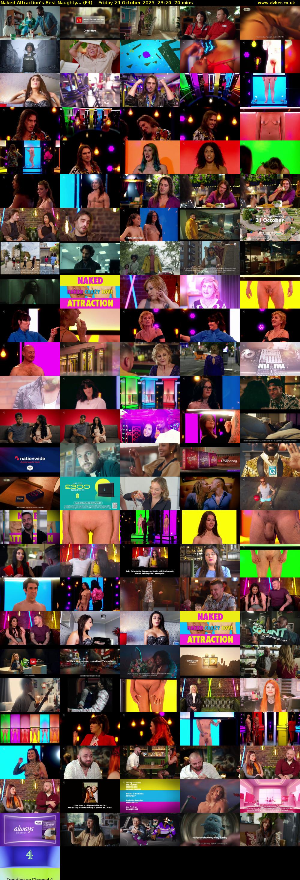Naked Attraction's Best Naughty... (E4) Friday 24 October 2025 23:20 - 00:30
