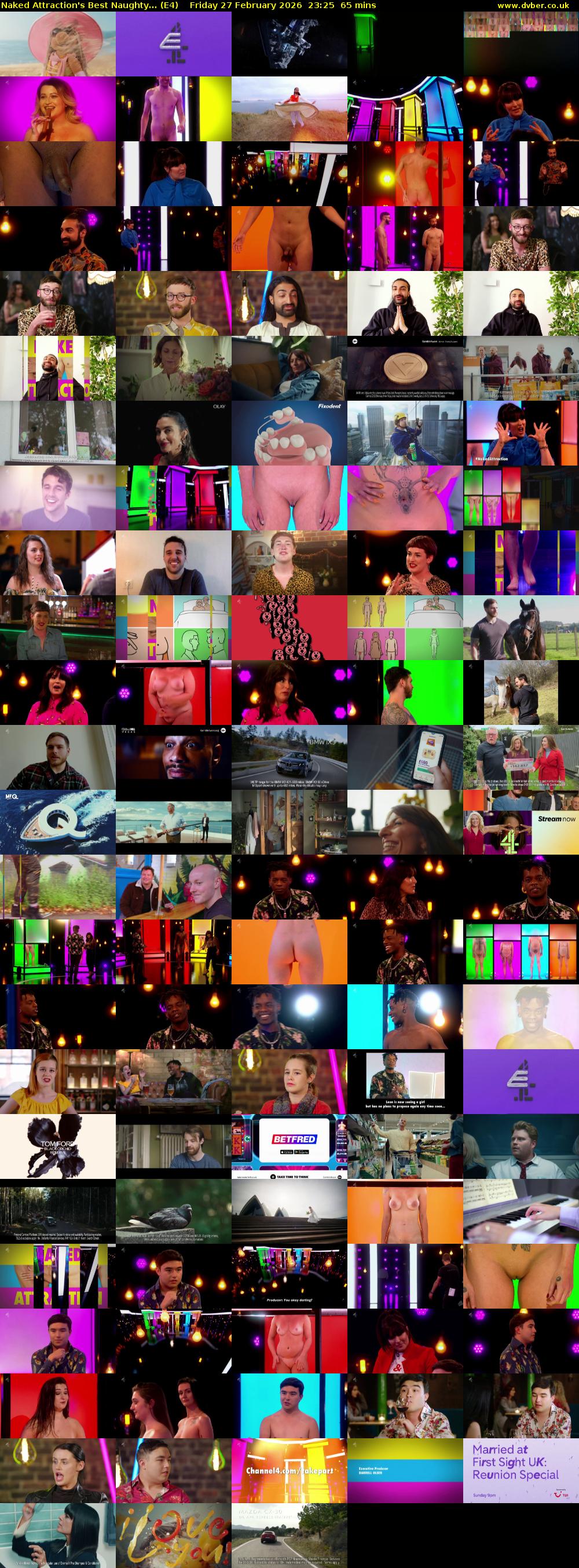 Naked Attraction's Best Naughty... (E4) Friday 27 February 2026 23:25 - 00:30