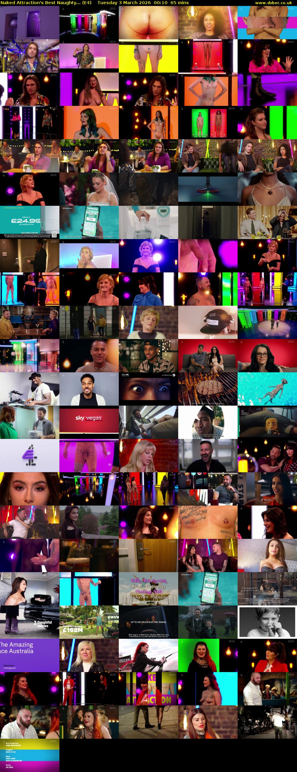 Naked Attraction's Best Naughty... (E4) Tuesday 3 March 2026 00:10 - 01:15