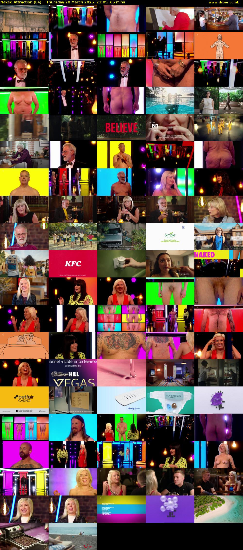 Naked Attraction (E4) Thursday 20 March 2025 23:05 - 00:10