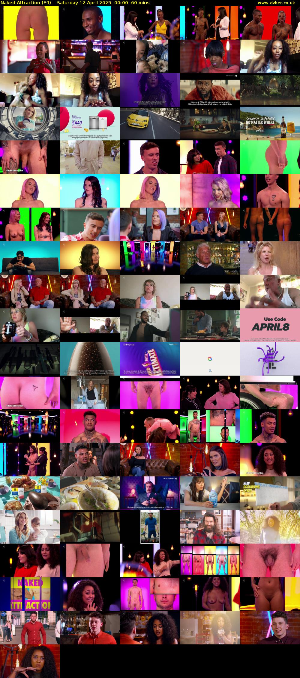 Naked Attraction (E4) Saturday 12 April 2025 00:00 - 01:00