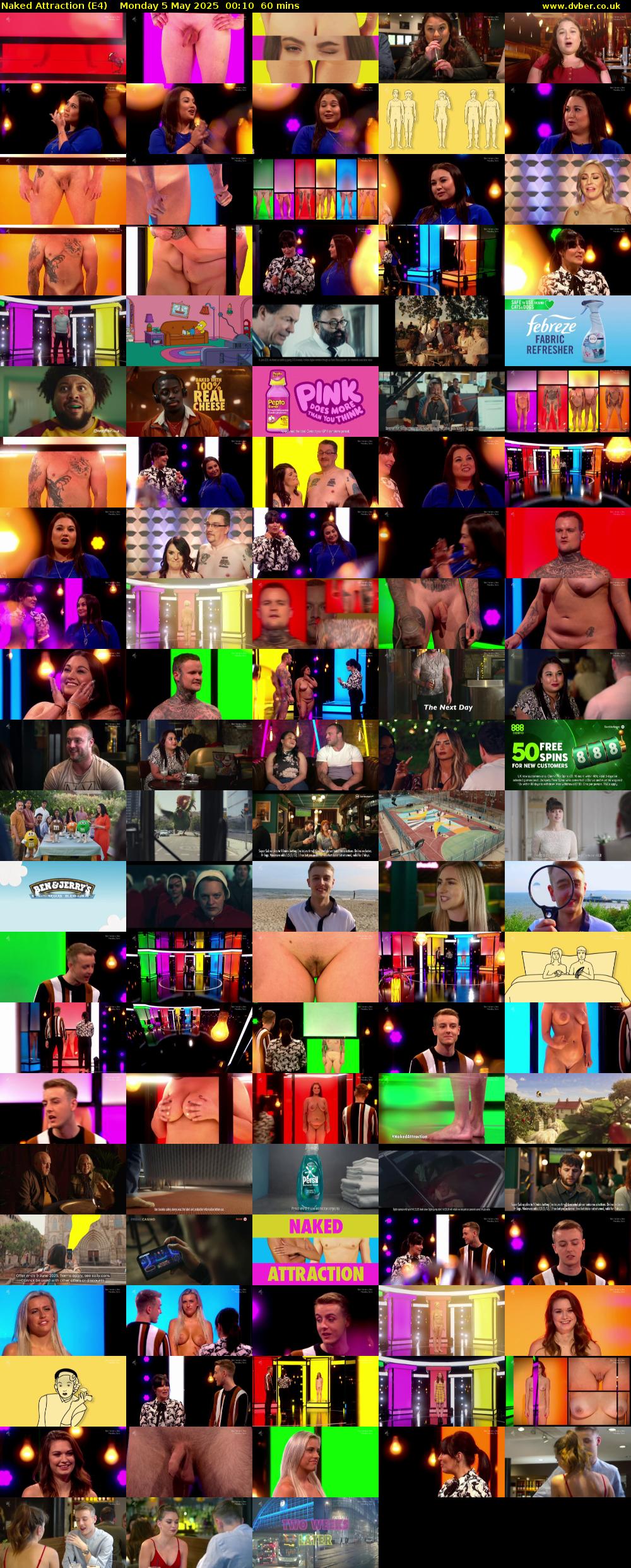 Naked Attraction (E4) Monday 5 May 2025 00:10 - 01:10