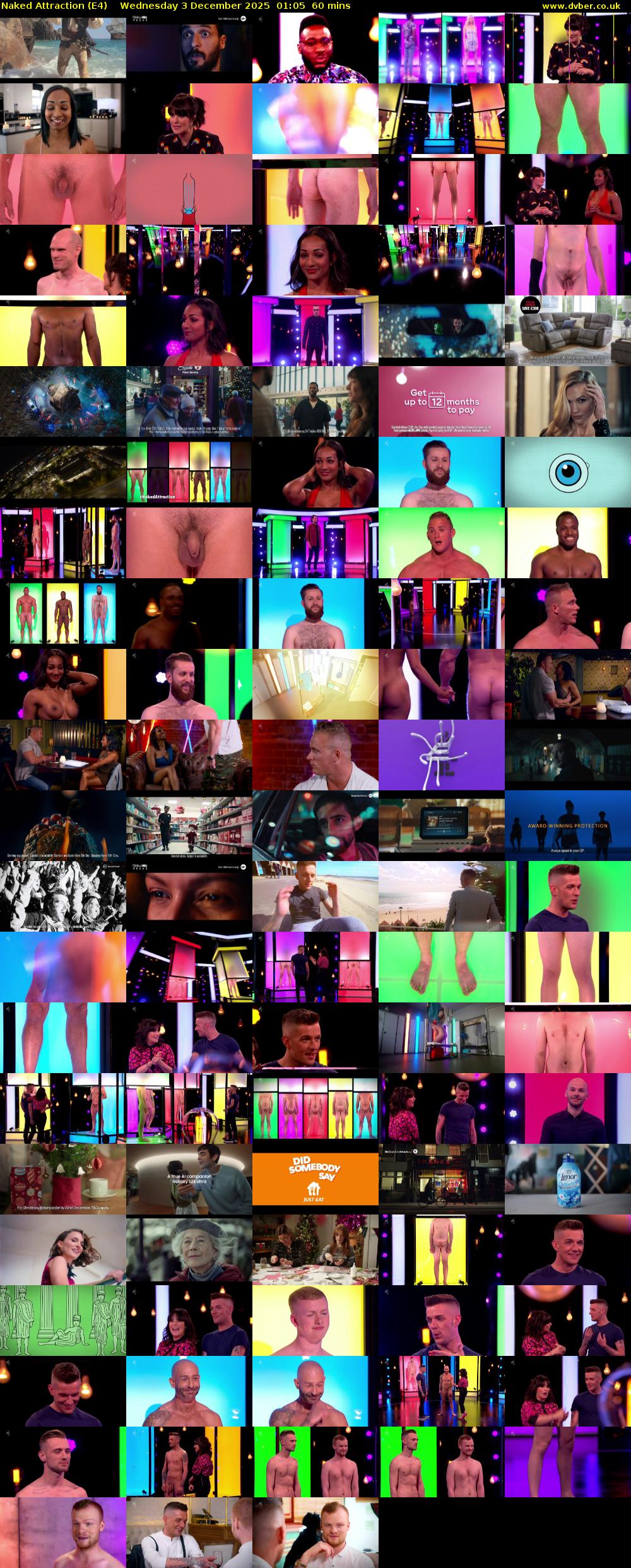 Naked Attraction (E4) Wednesday 3 December 2025 01:05 - 02:05
