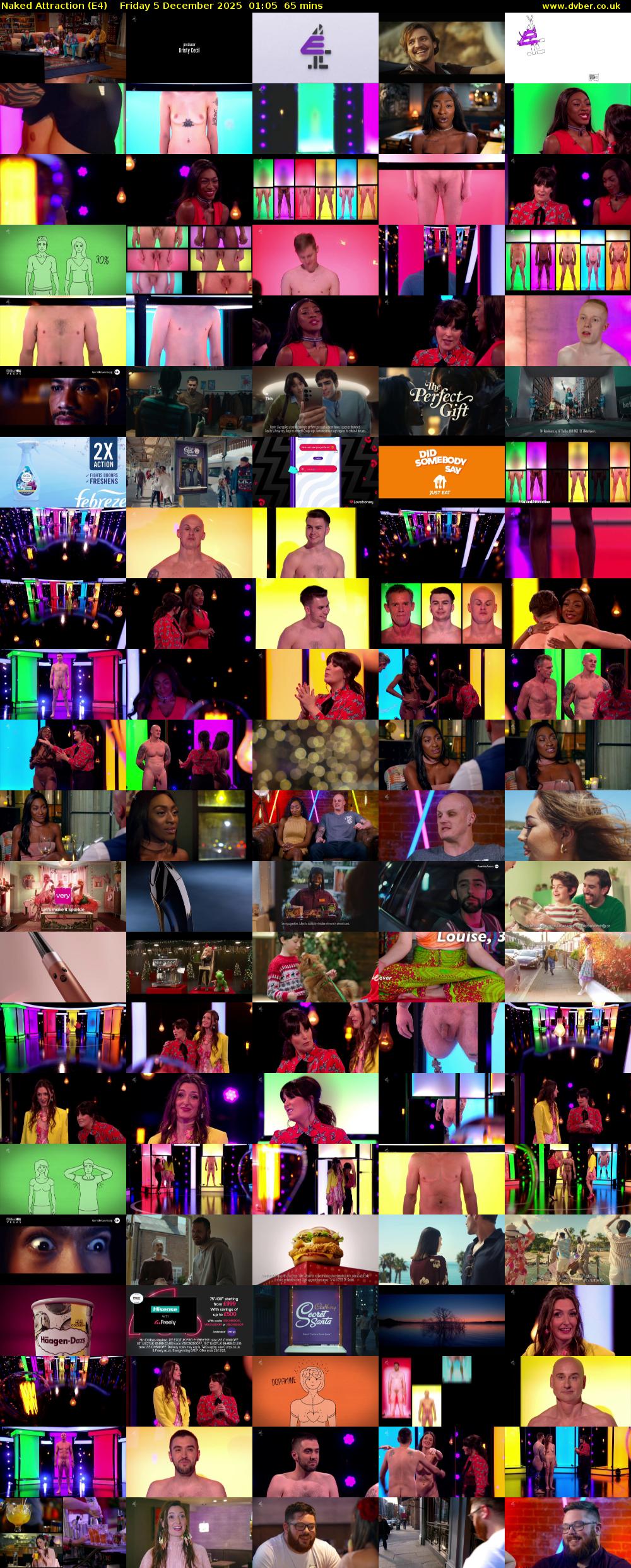 Naked Attraction (E4) Friday 5 December 2025 01:05 - 02:10