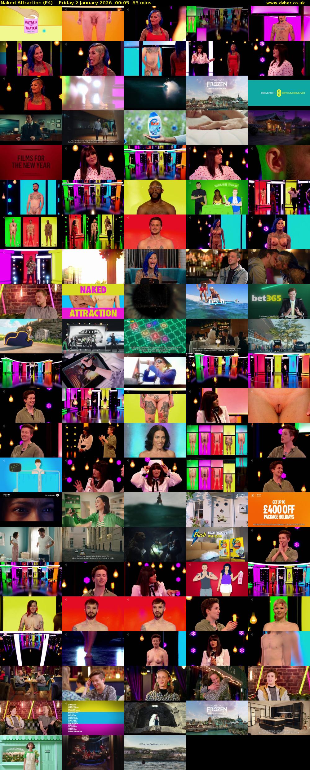 Naked Attraction (E4) Friday 2 January 2026 00:05 - 01:10