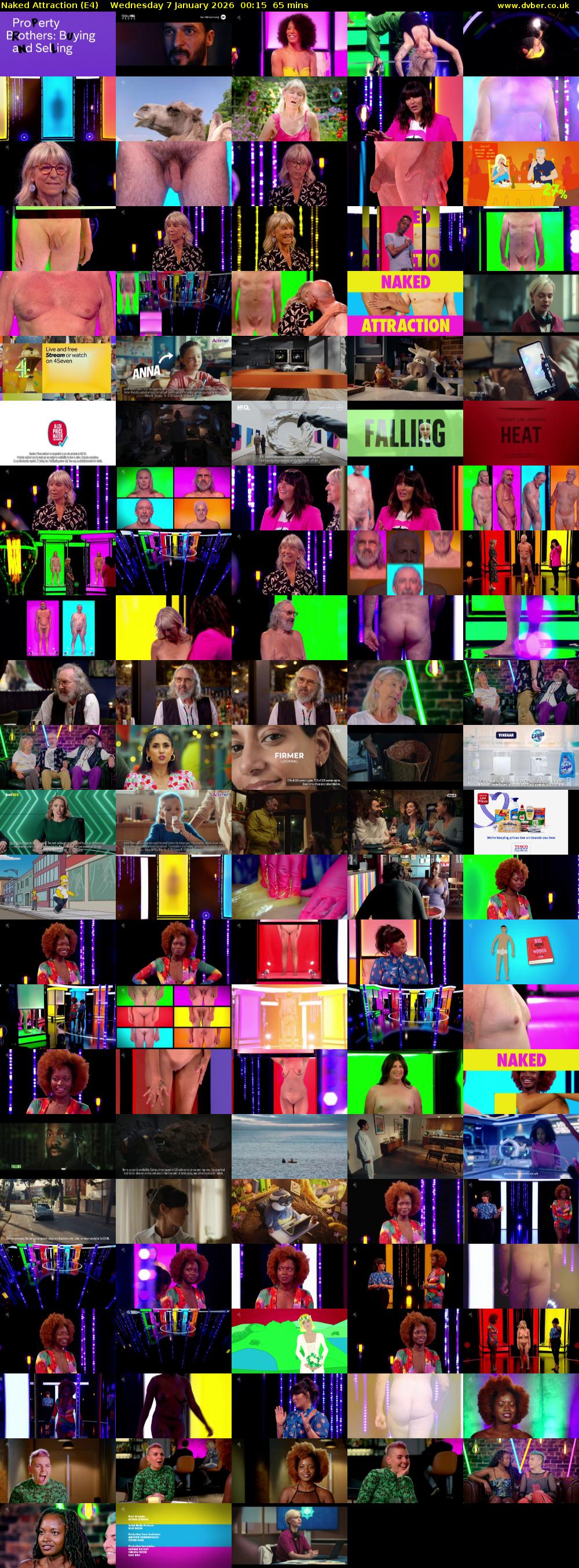 Naked Attraction (E4) Wednesday 7 January 2026 00:15 - 01:20
