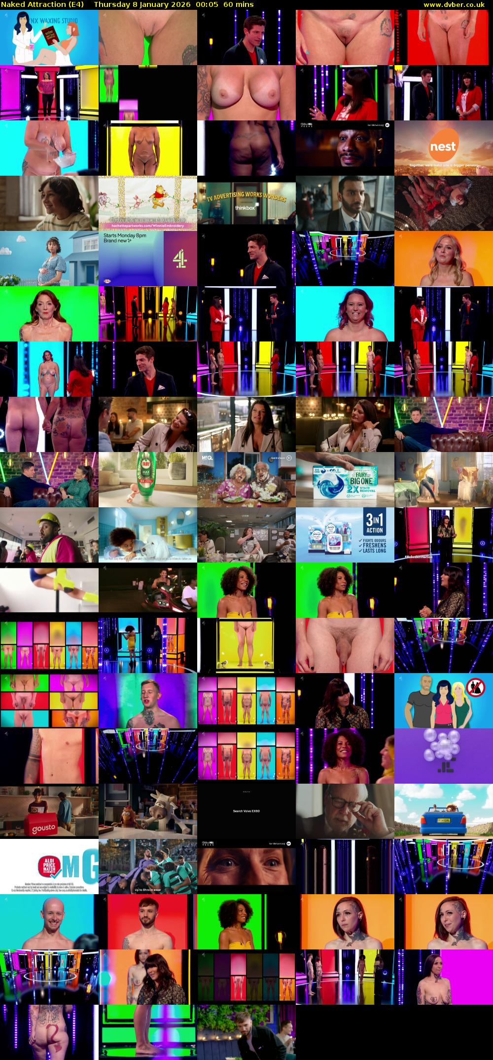 Naked Attraction (E4) Thursday 8 January 2026 00:05 - 01:05