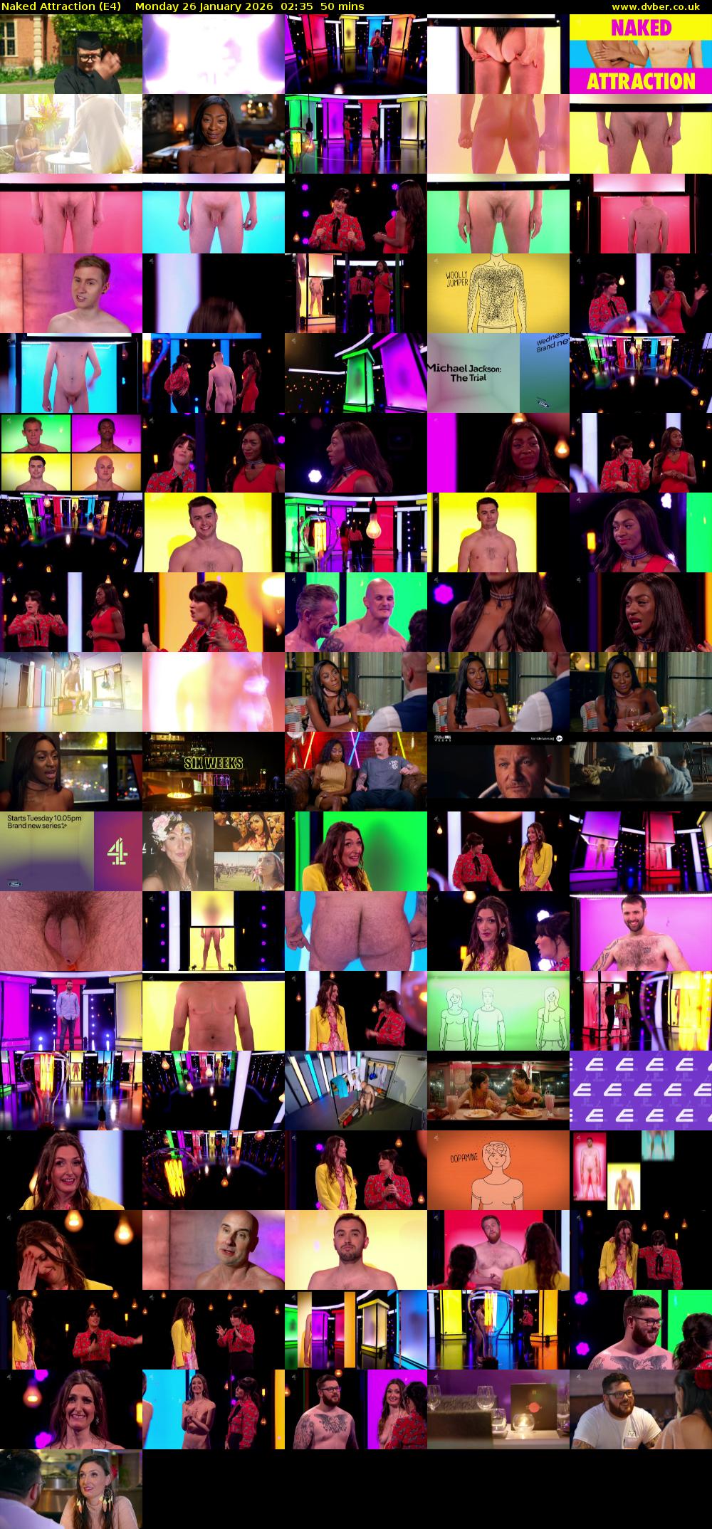Naked Attraction (E4) Monday 26 January 2026 02:35 - 03:25