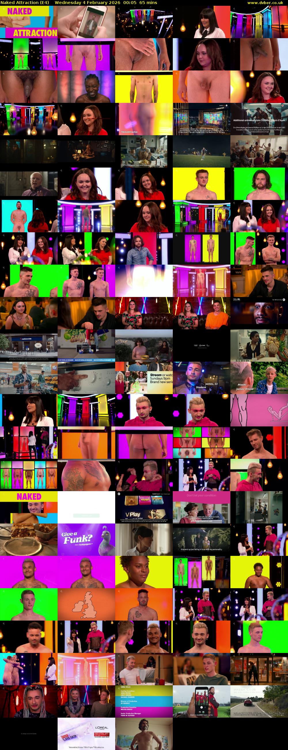Naked Attraction (E4) Wednesday 4 February 2026 00:05 - 01:10
