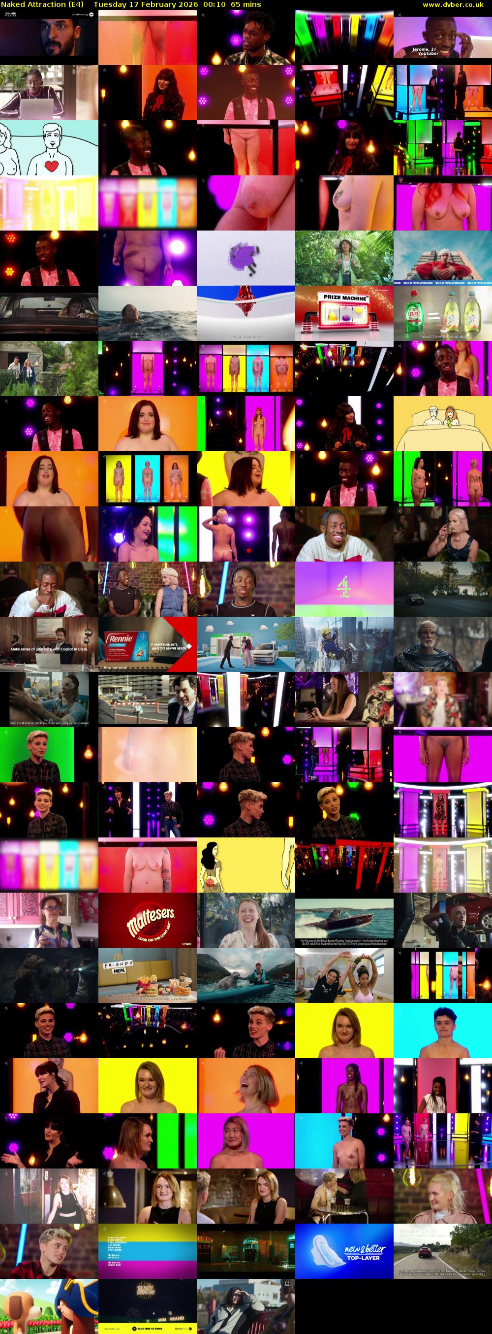 Naked Attraction (E4) Tuesday 17 February 2026 00:10 - 01:15