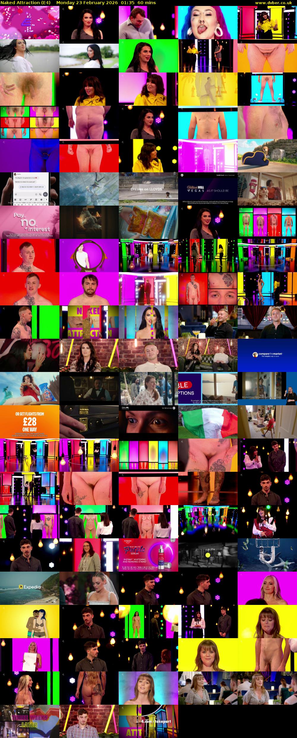 Naked Attraction (E4) Monday 23 February 2026 01:35 - 02:35