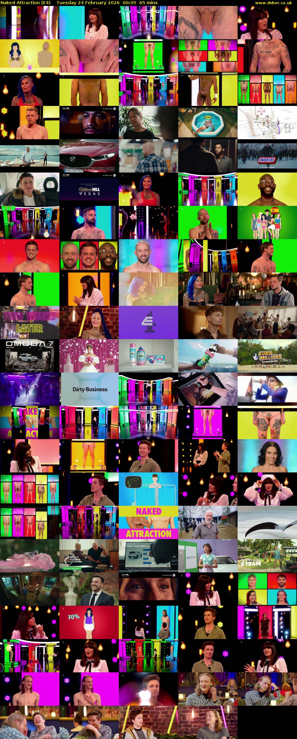 Naked Attraction (E4) Tuesday 24 February 2026 00:05 - 01:10