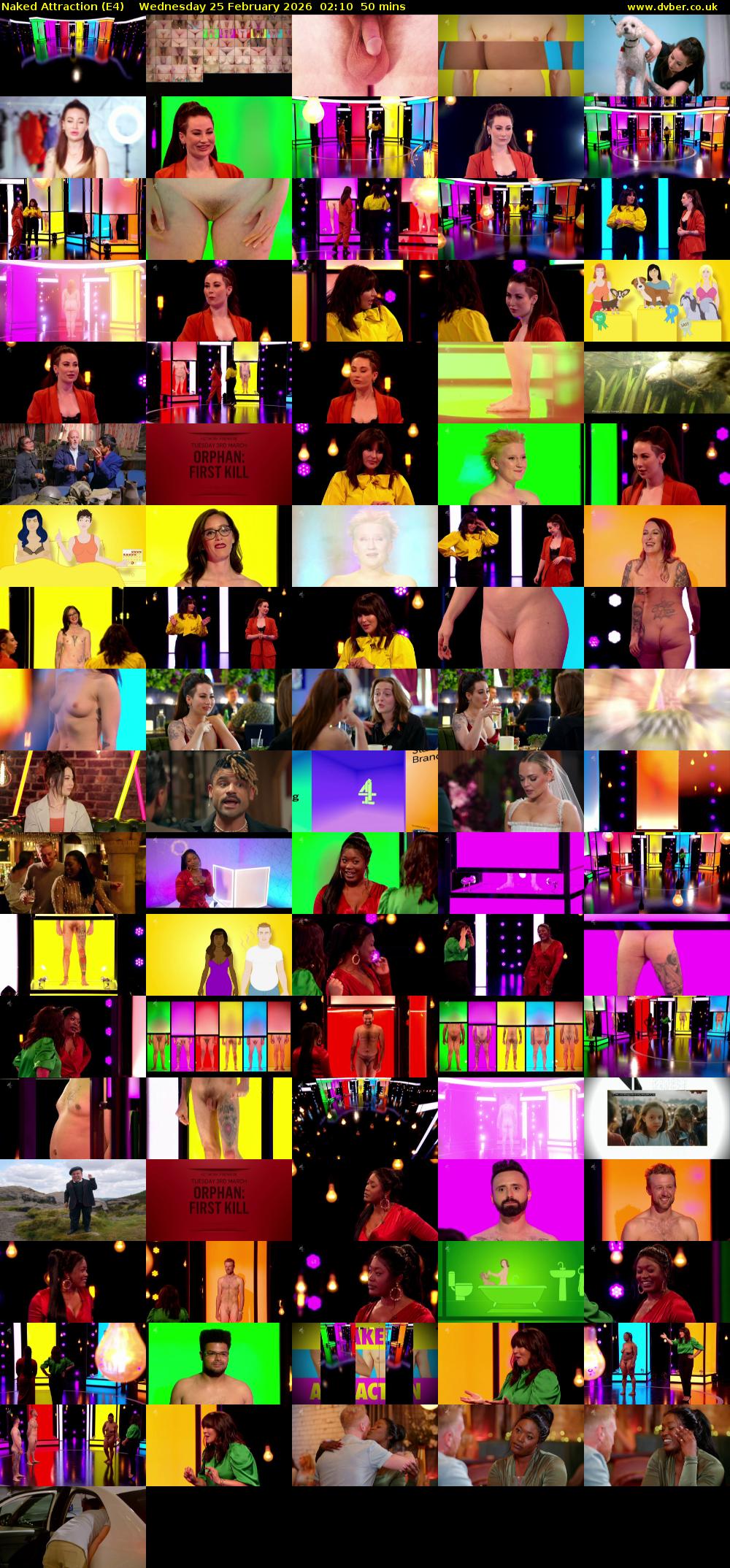 Naked Attraction (E4) Wednesday 25 February 2026 02:10 - 03:00