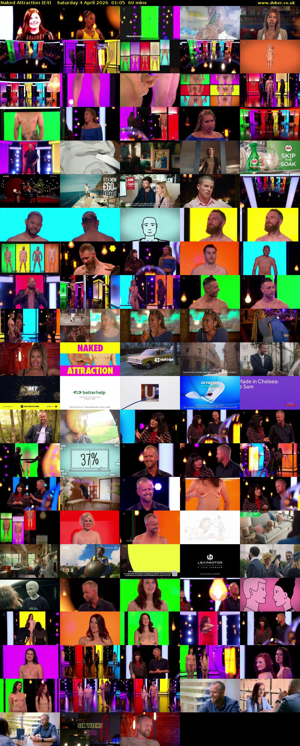 Naked Attraction (E4) Saturday 4 April 2026 01:05 - 02:05