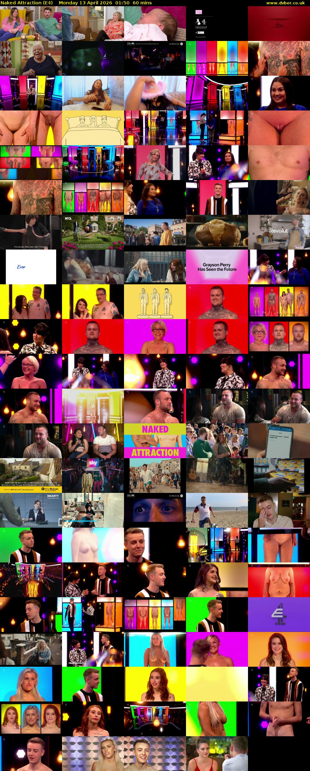Naked Attraction (E4) Monday 13 April 2026 01:50 - 02:50