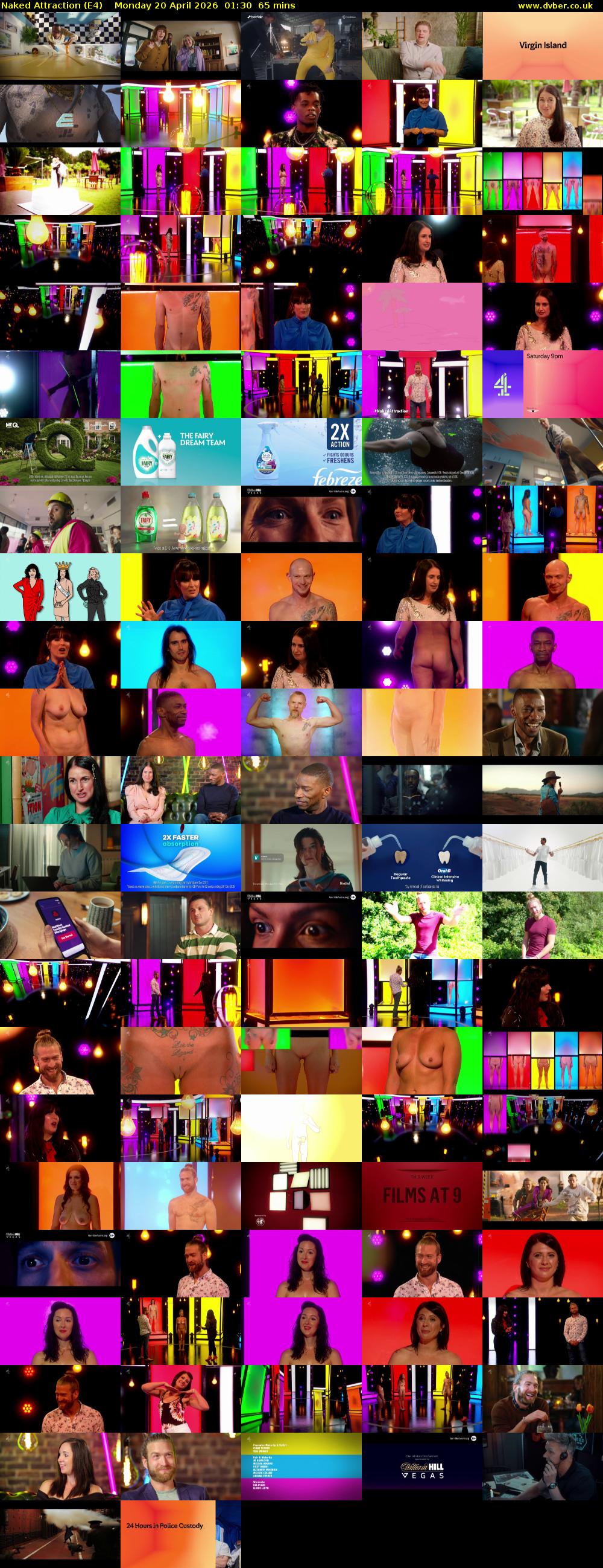 Naked Attraction (E4) Monday 20 April 2026 01:30 - 02:35