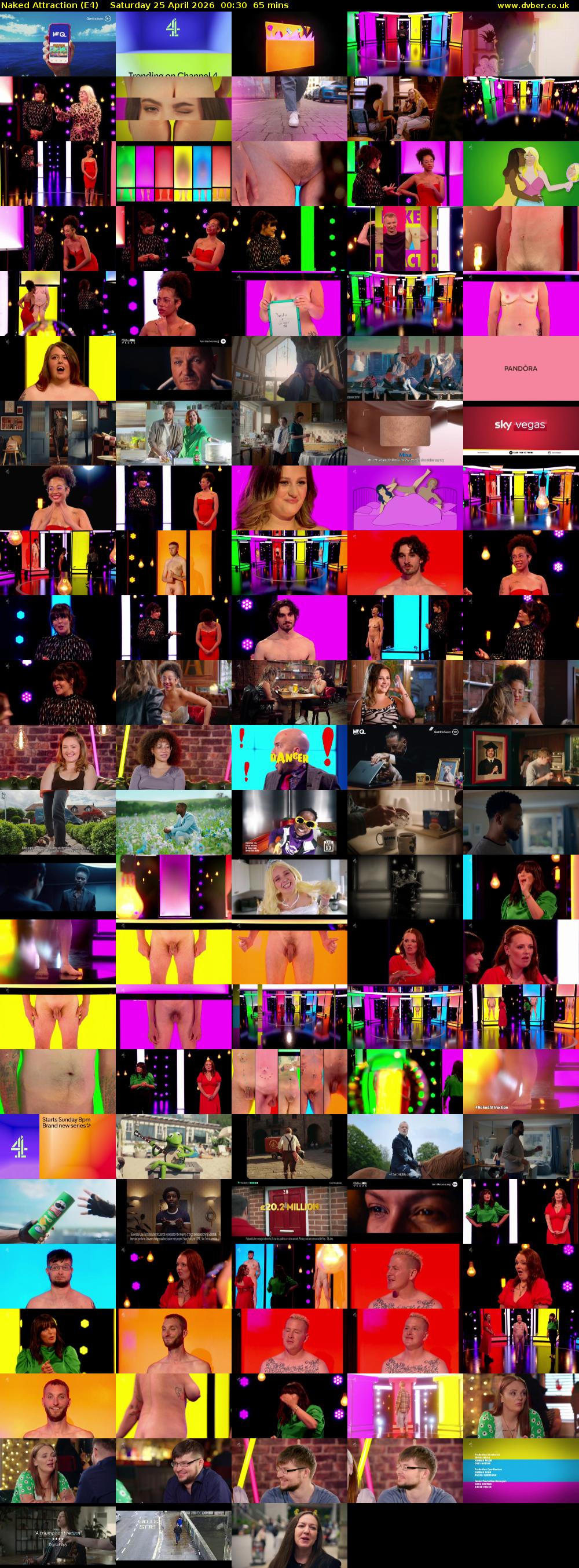 Naked Attraction (E4) Saturday 25 April 2026 00:30 - 01:35