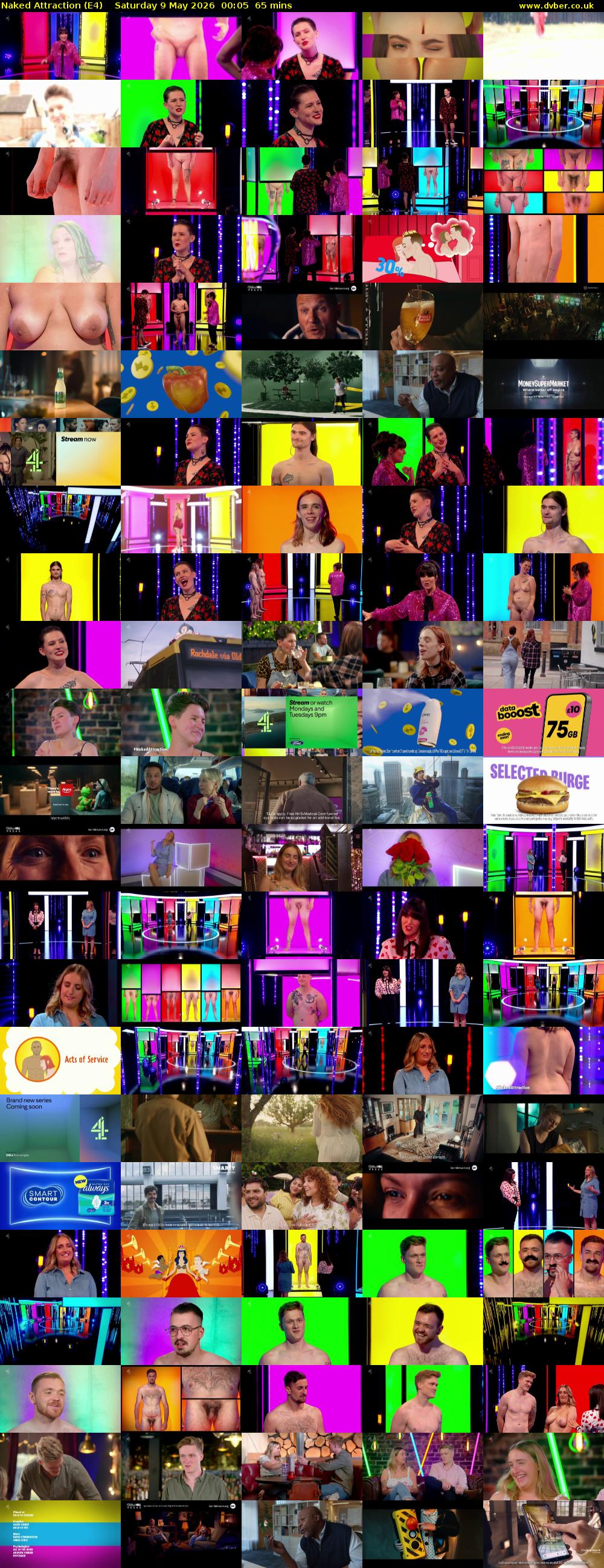 Naked Attraction (E4) Saturday 9 May 2026 00:05 - 01:10