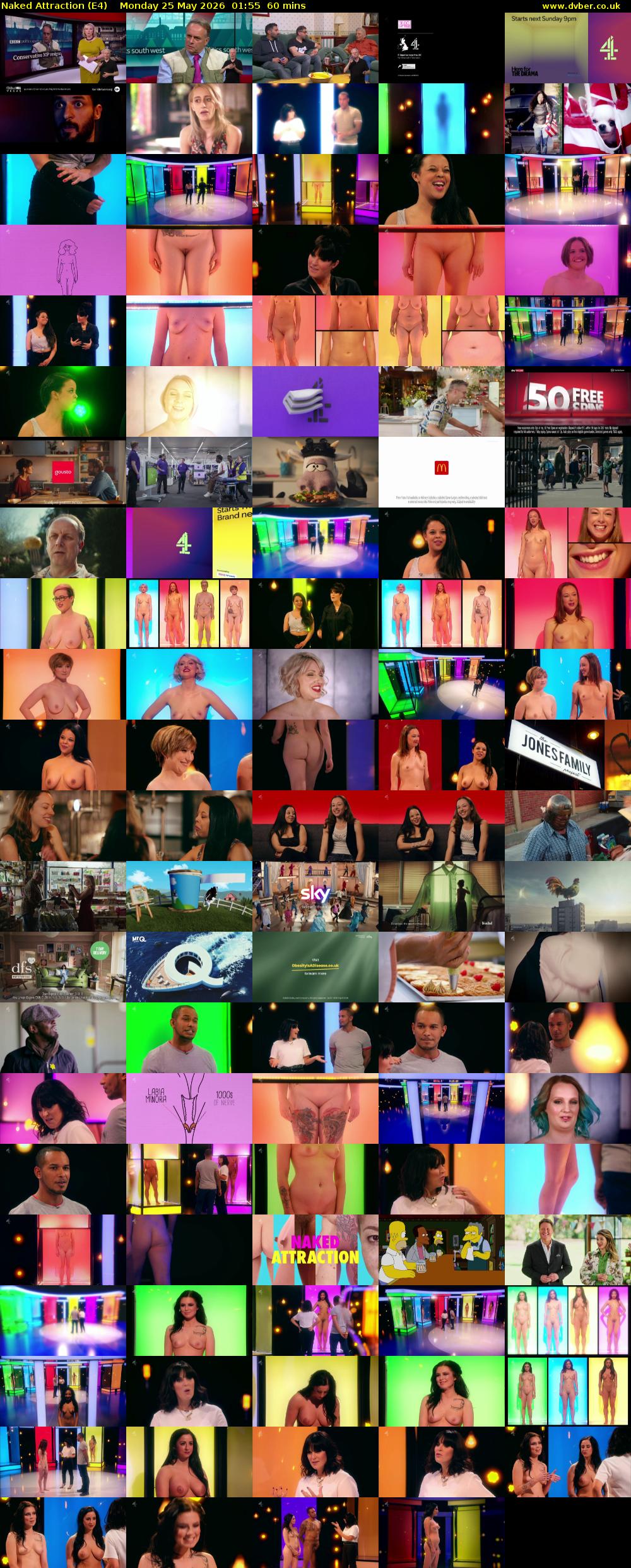 Naked Attraction (E4) Monday 25 May 2026 01:55 - 02:55