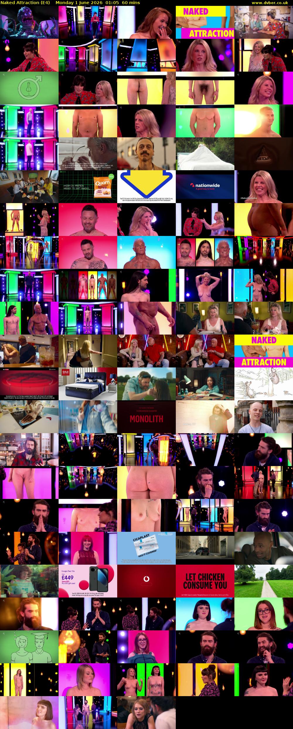 Naked Attraction (E4) Monday 1 June 2026 01:05 - 02:05