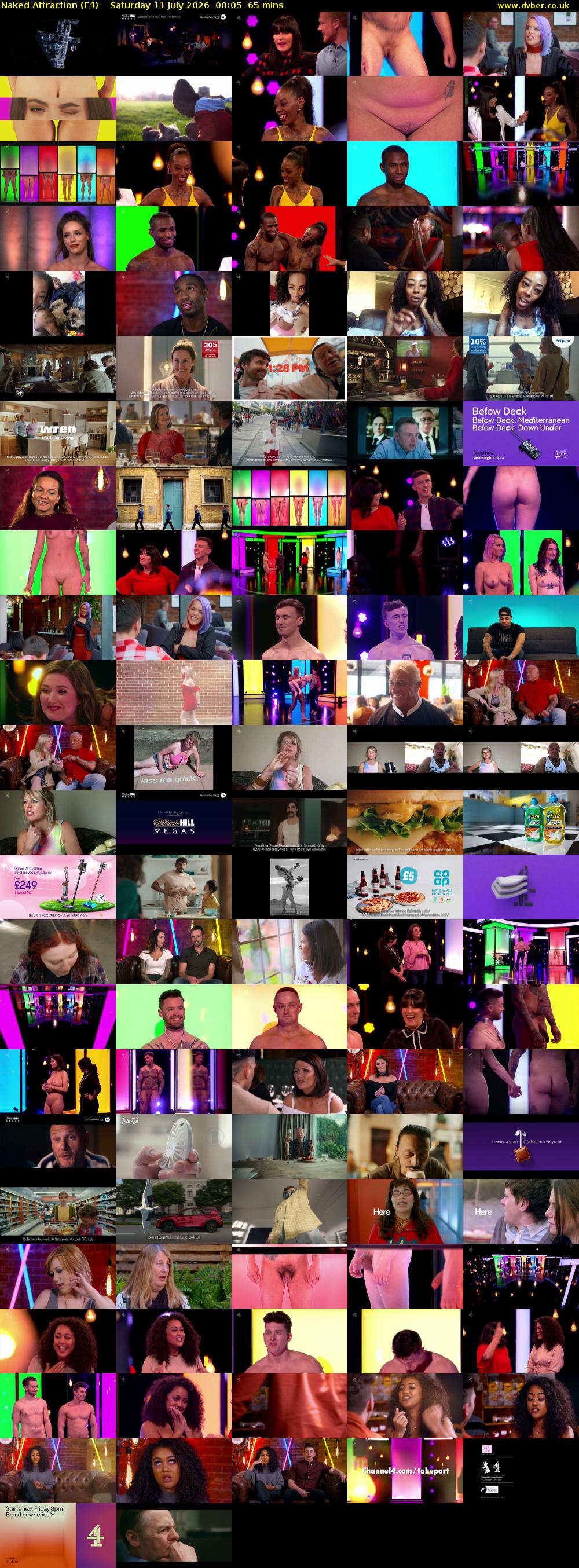 Naked Attraction (E4) Saturday 11 July 2026 00:05 - 01:10