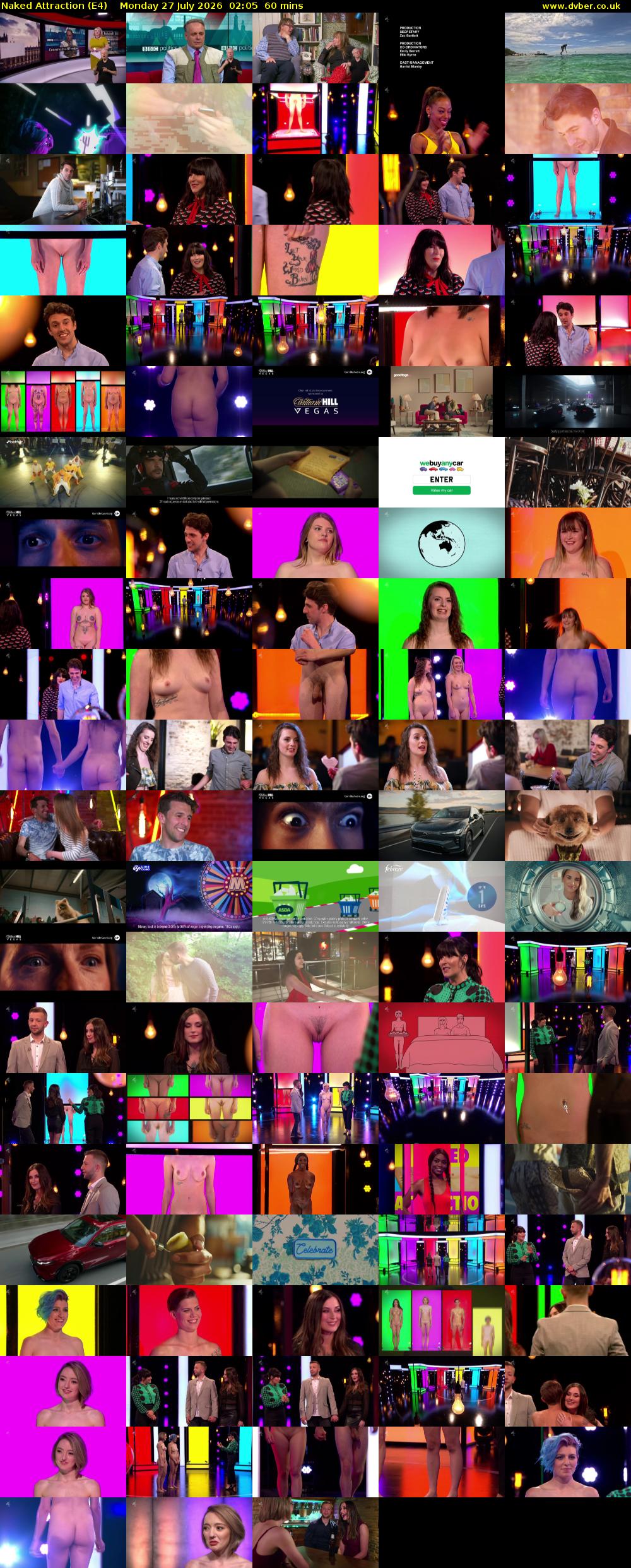 Naked Attraction (E4) Monday 27 July 2026 02:05 - 03:05