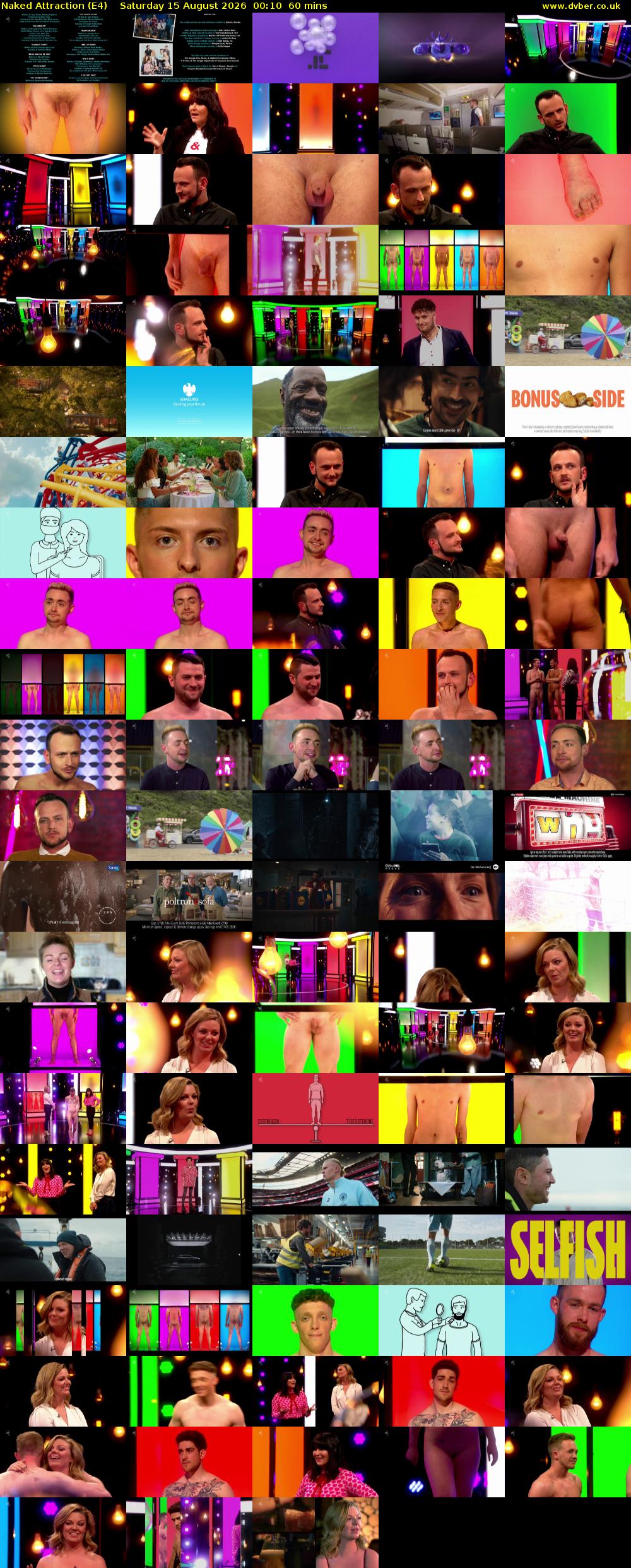 Naked Attraction (E4) Saturday 15 August 2026 00:10 - 01:10