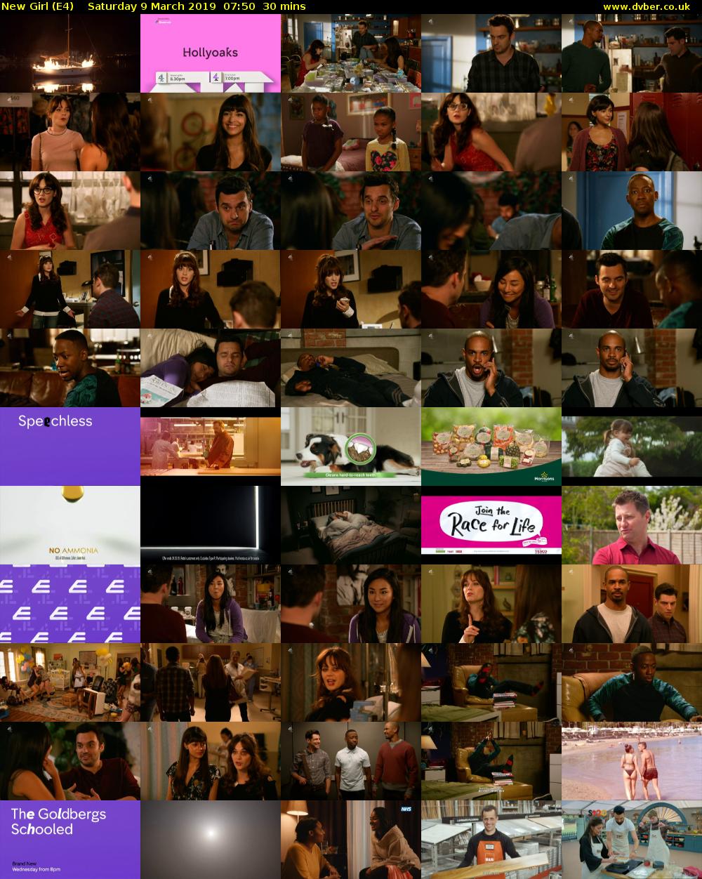 New Girl (E4) Saturday 9 March 2019 07:50 - 08:20