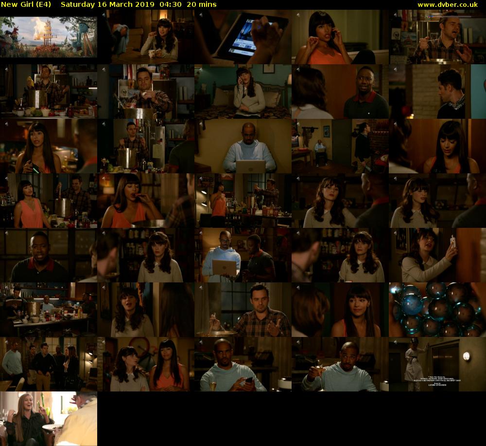 New Girl (E4) Saturday 16 March 2019 04:30 - 04:50