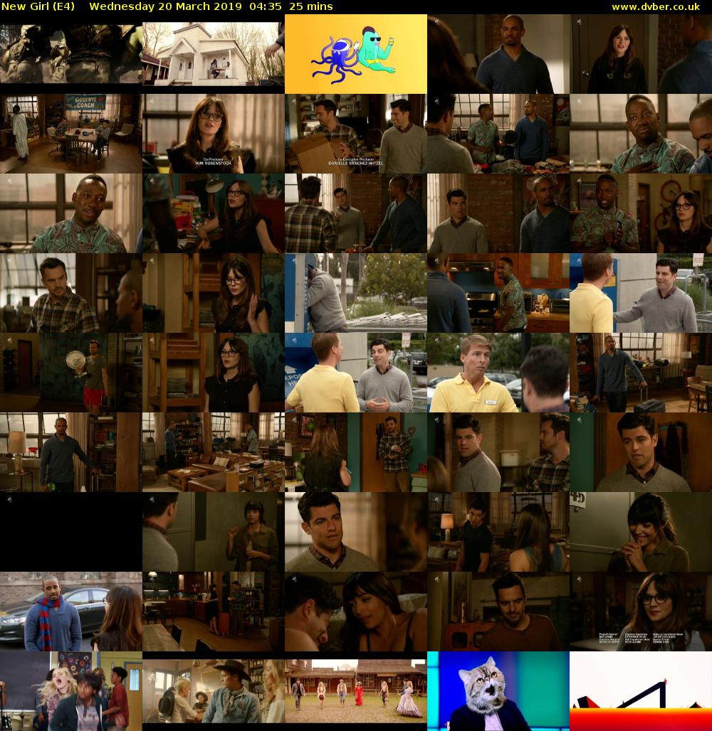 New Girl (E4) Wednesday 20 March 2019 04:35 - 05:00