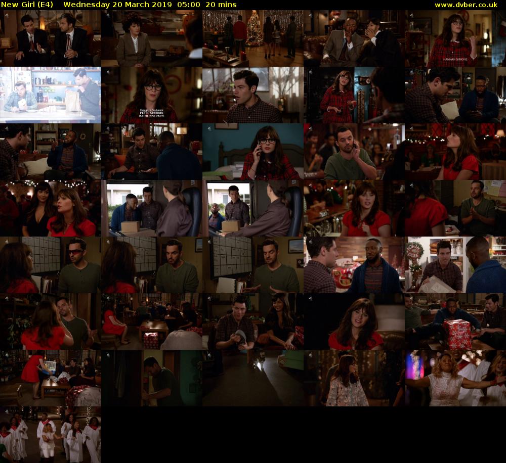 New Girl (E4) Wednesday 20 March 2019 05:00 - 05:20