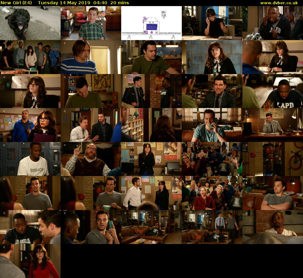 New Girl (E4) Tuesday 14 May 2019 04:40 - 05:00