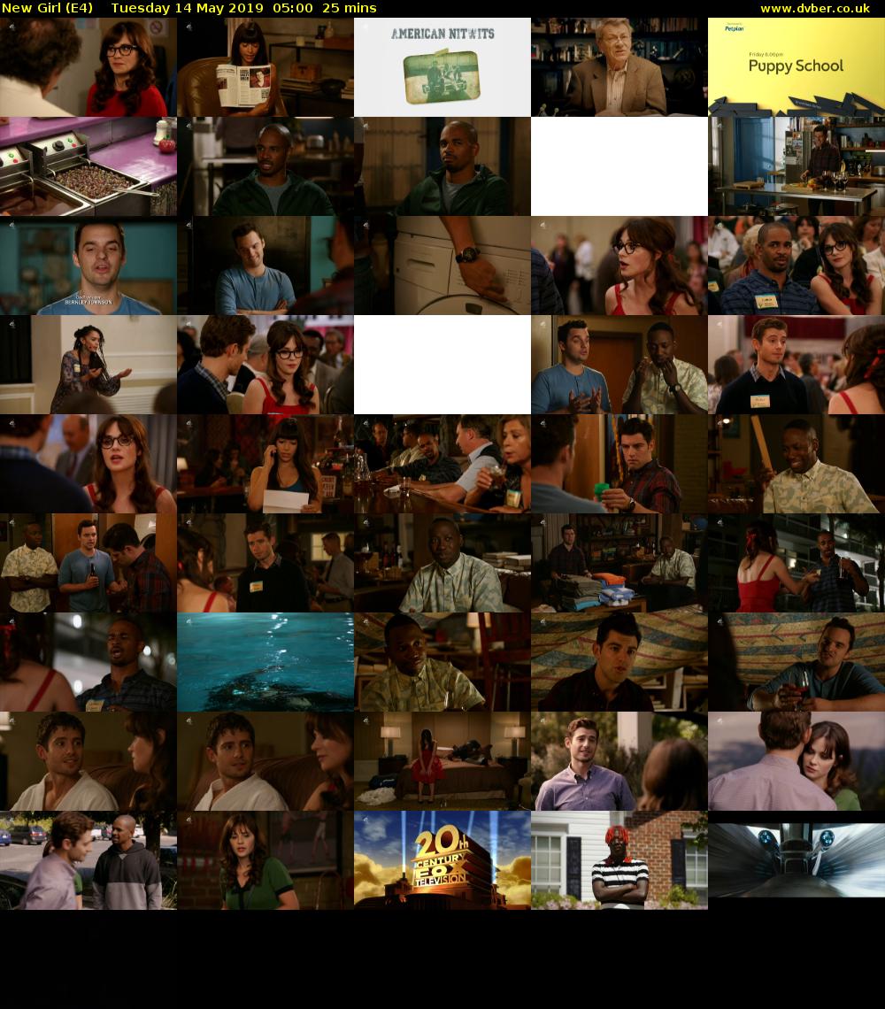 New Girl (E4) Tuesday 14 May 2019 05:00 - 05:25