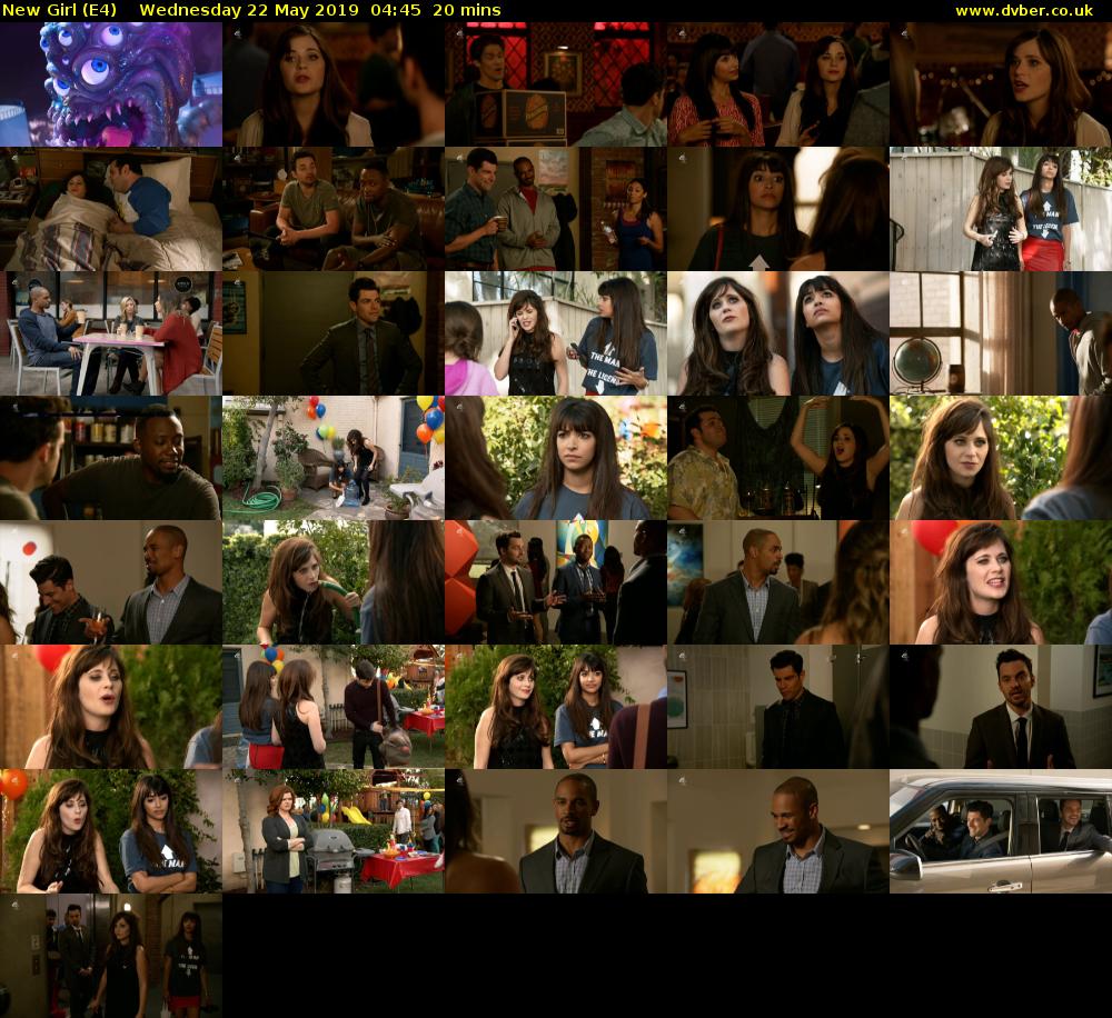 New Girl (E4) Wednesday 22 May 2019 04:45 - 05:05