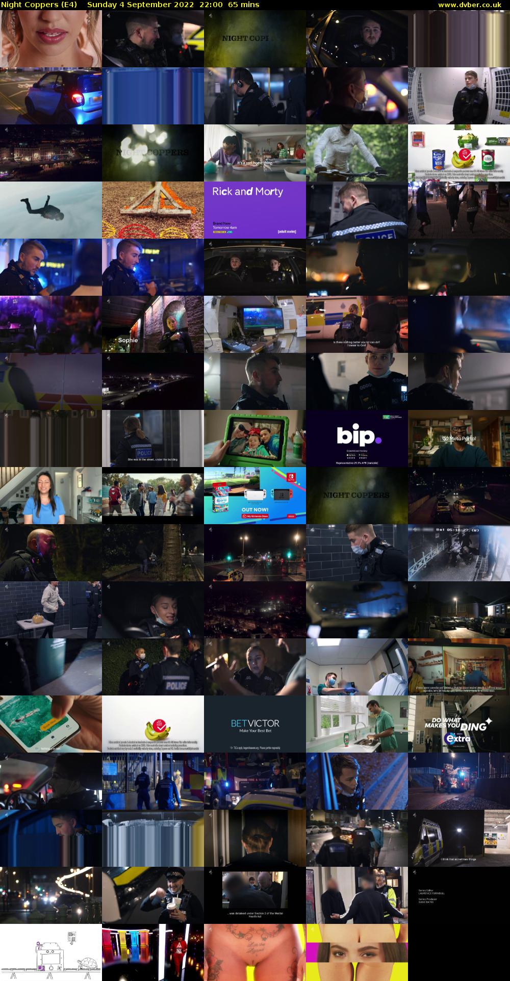 Night Coppers (E4) Sunday 4 September 2022 22:00 - 23:05