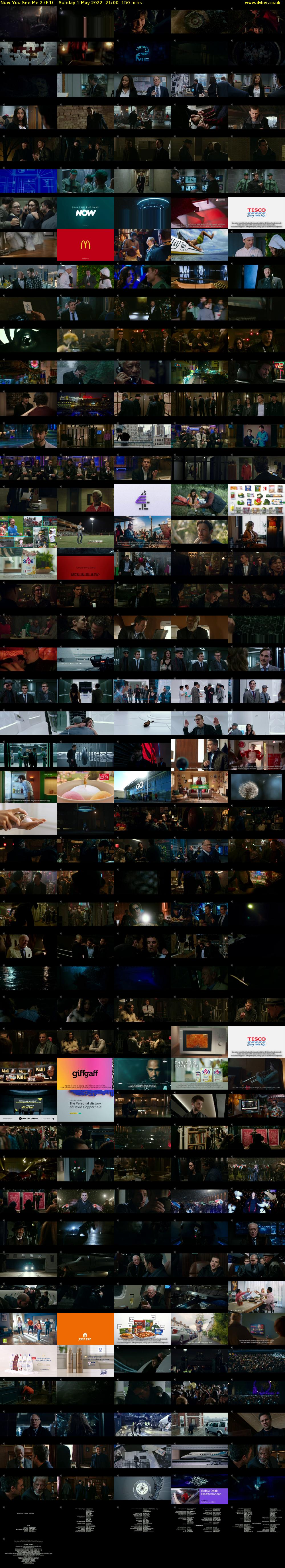 Now You See Me 2 (E4) Sunday 1 May 2022 21:00 - 23:30