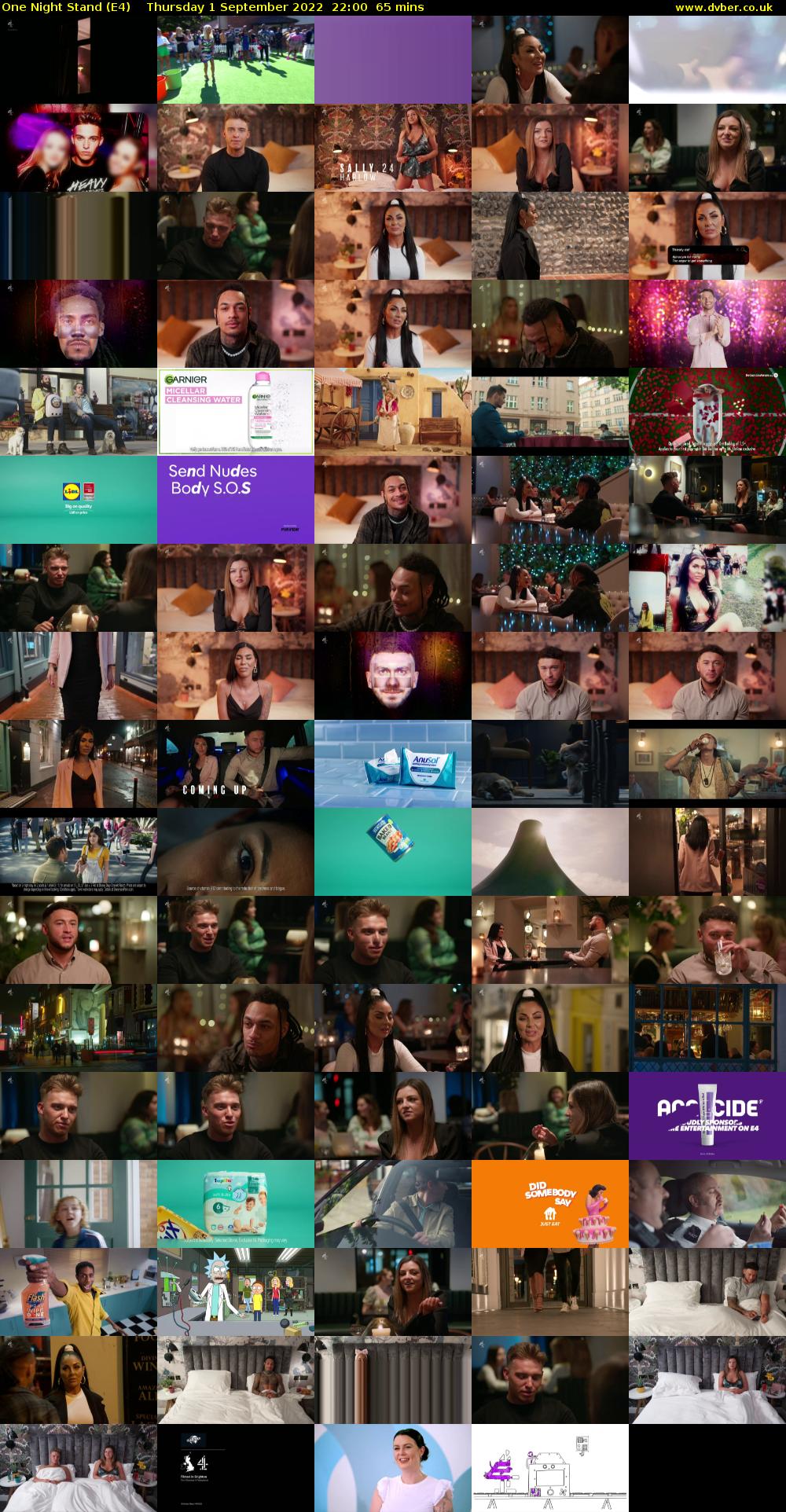 One Night Stand (E4) Thursday 1 September 2022 22:00 - 23:05