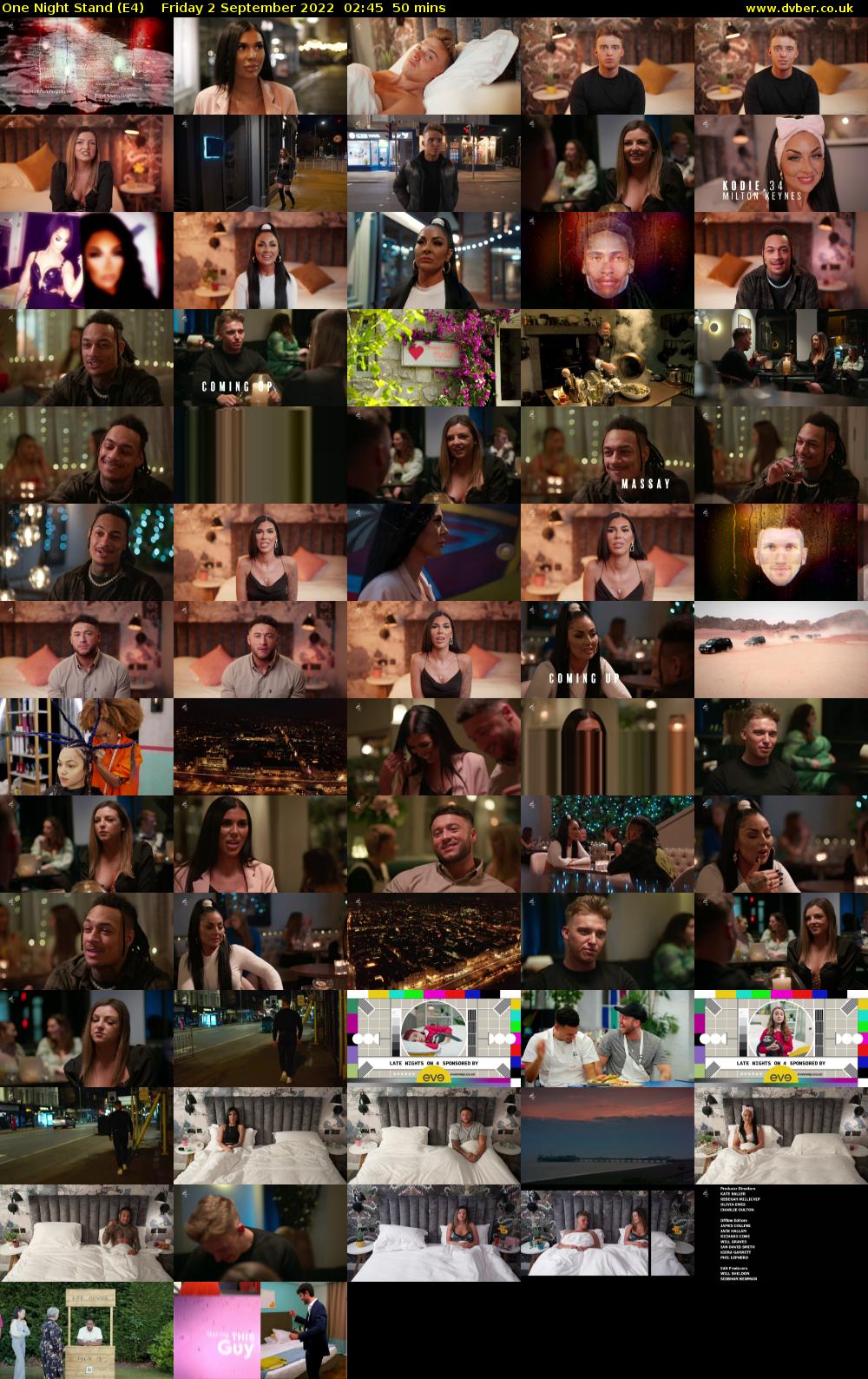 One Night Stand (E4) Friday 2 September 2022 02:45 - 03:35