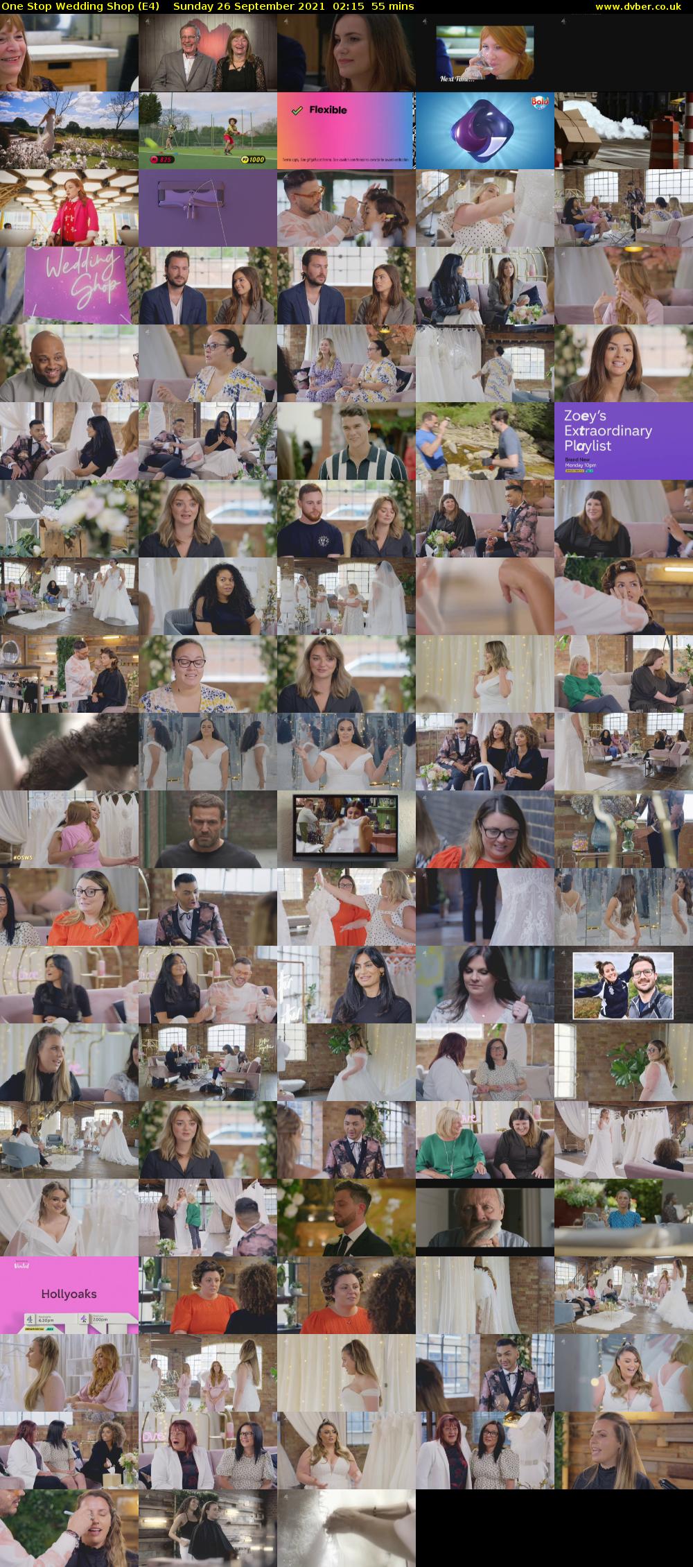 One Stop Wedding Shop (E4) Sunday 26 September 2021 02:15 - 03:10