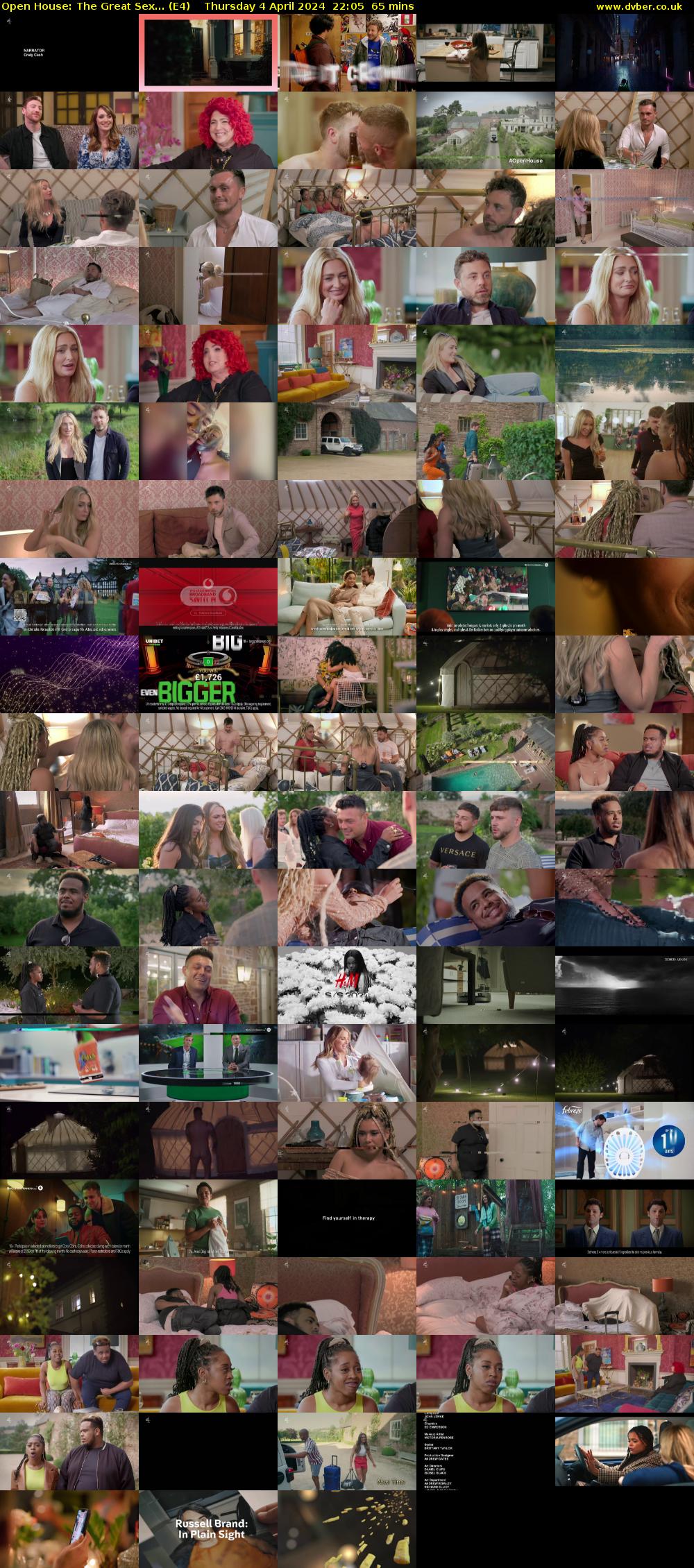Open House: The Great Sex... (E4) Thursday 4 April 2024 22:05 - 23:10