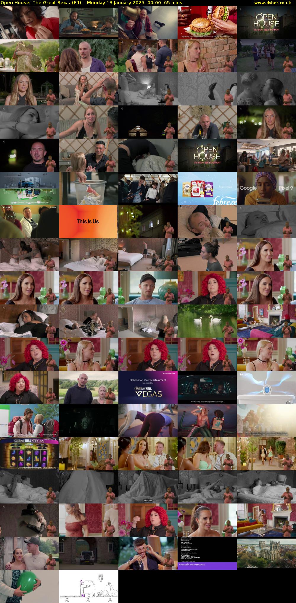 Open House: The Great Sex... (E4) Monday 13 January 2025 00:00 - 01:05