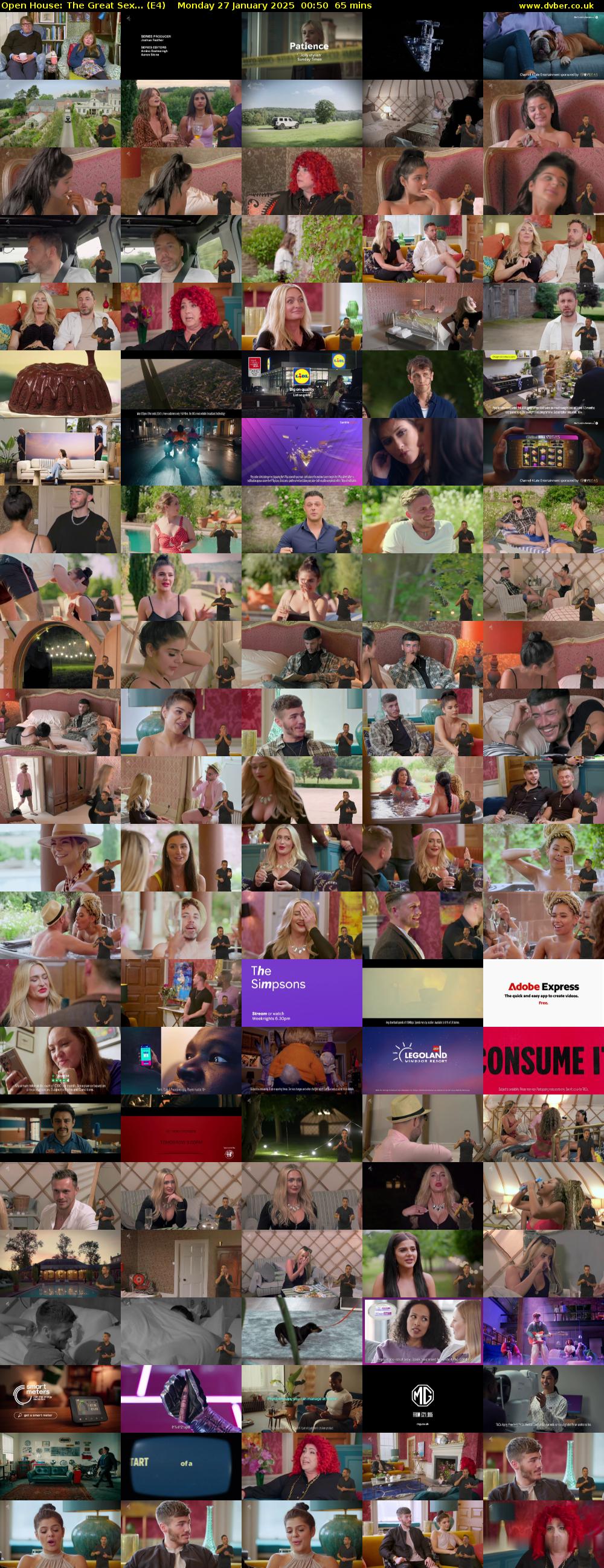 Open House: The Great Sex... (E4) Monday 27 January 2025 00:50 - 01:55