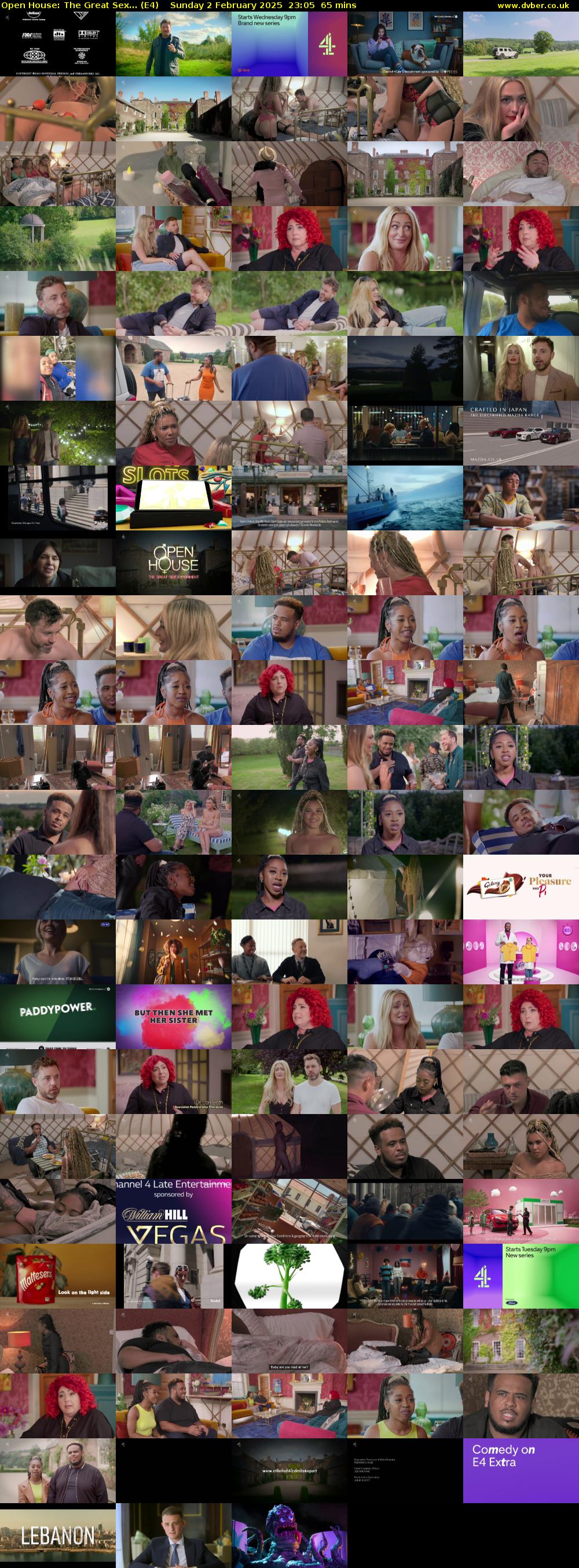Open House: The Great Sex... (E4) Sunday 2 February 2025 23:05 - 00:10