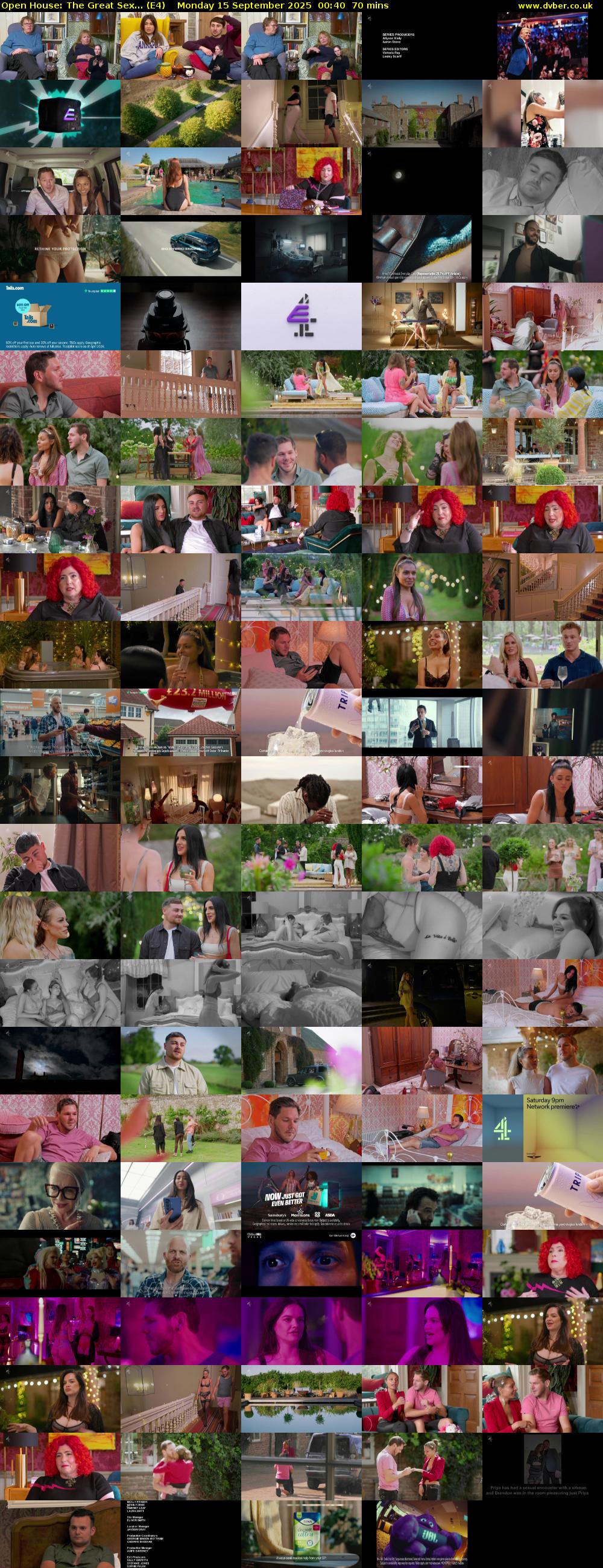 Open House: The Great Sex... (E4) Monday 15 September 2025 00:40 - 01:50
