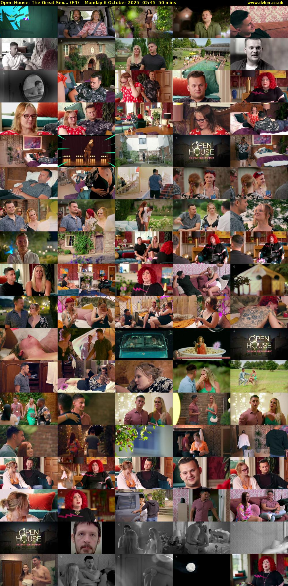 Open House: The Great Sex... (E4) Monday 6 October 2025 02:45 - 03:35