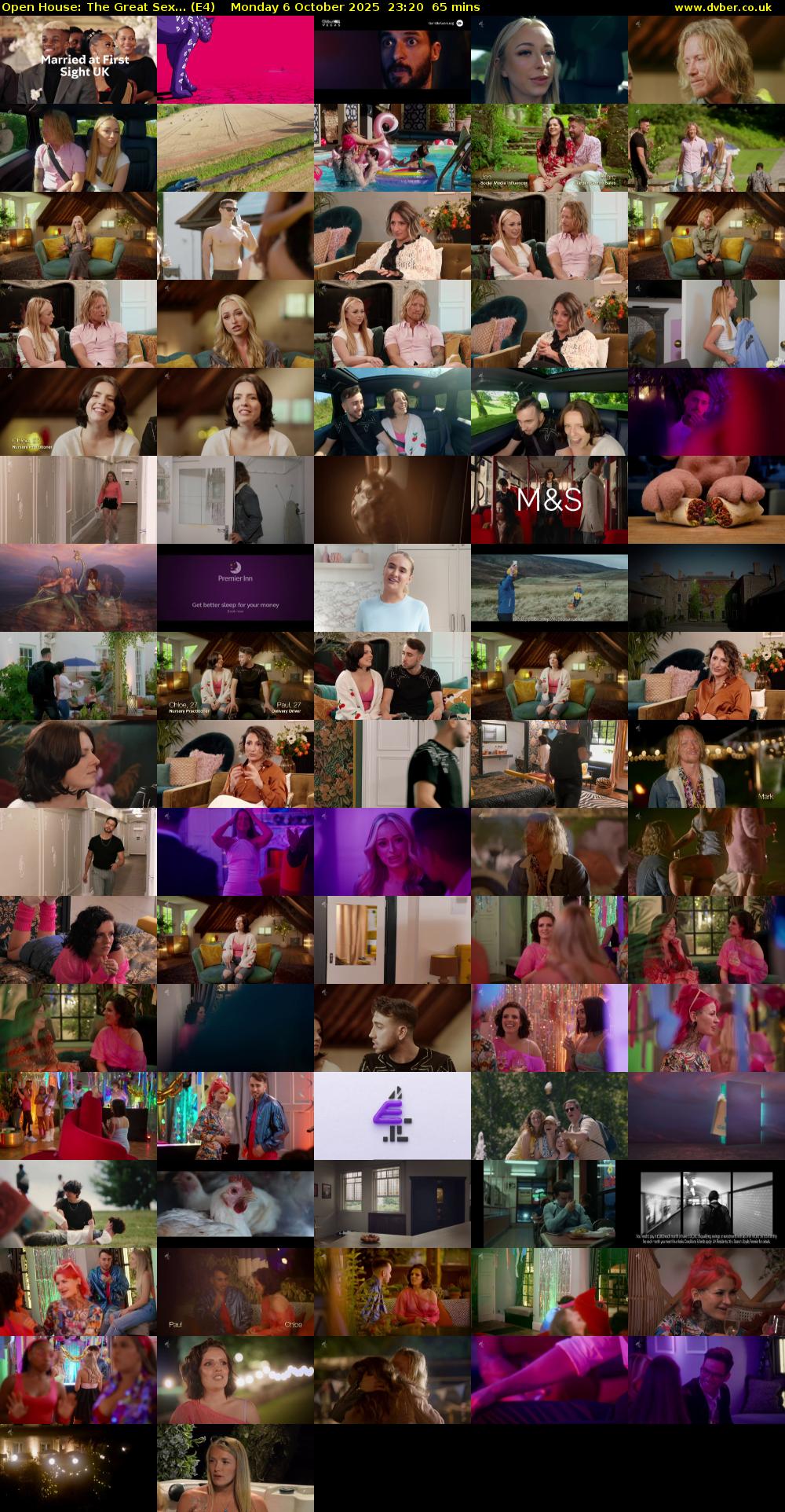 Open House: The Great Sex... (E4) Monday 6 October 2025 23:20 - 00:25