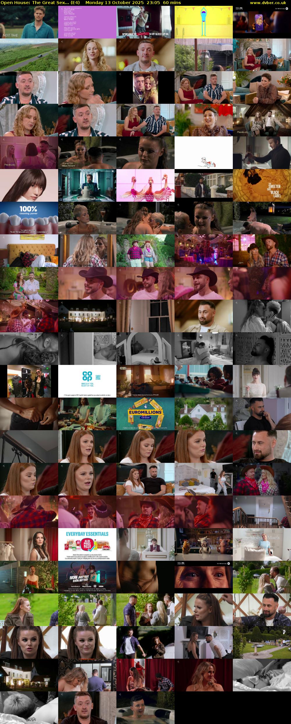 Open House: The Great Sex... (E4) Monday 13 October 2025 23:05 - 00:05