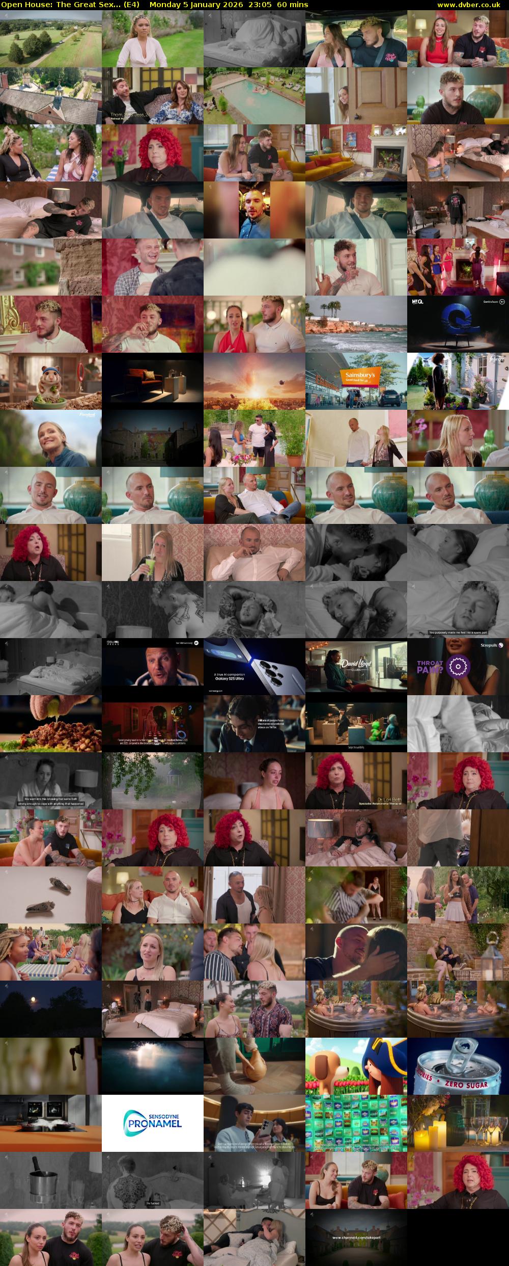 Open House: The Great Sex... (E4) Monday 5 January 2026 23:05 - 00:05