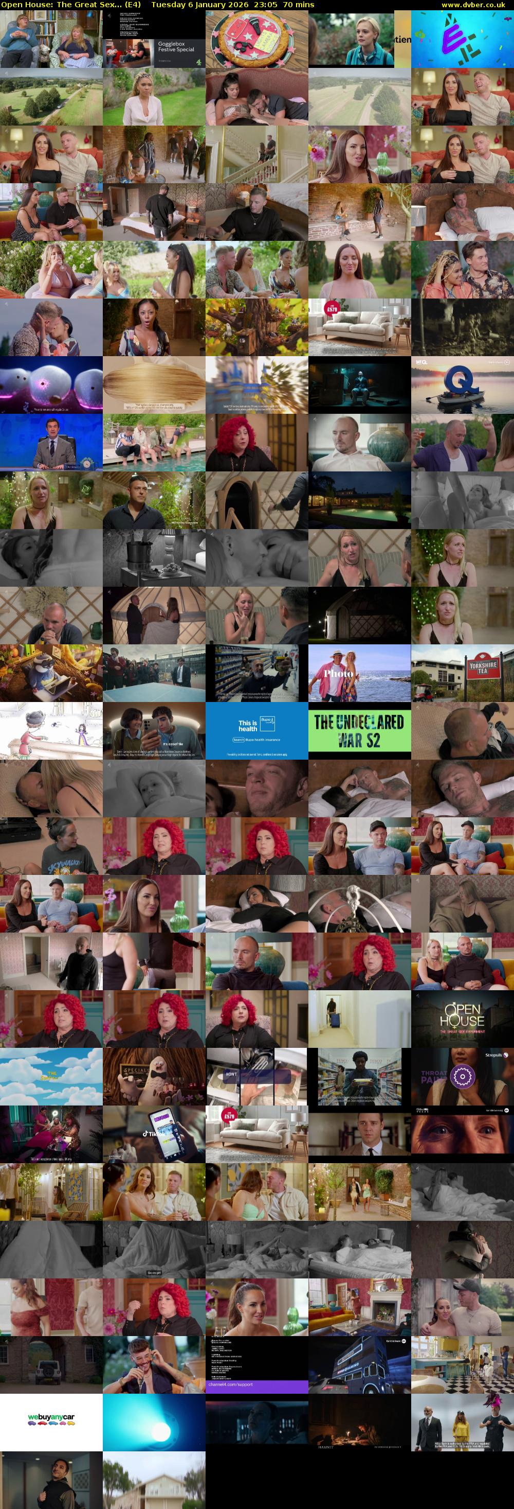 Open House: The Great Sex... (E4) Tuesday 6 January 2026 23:05 - 00:15