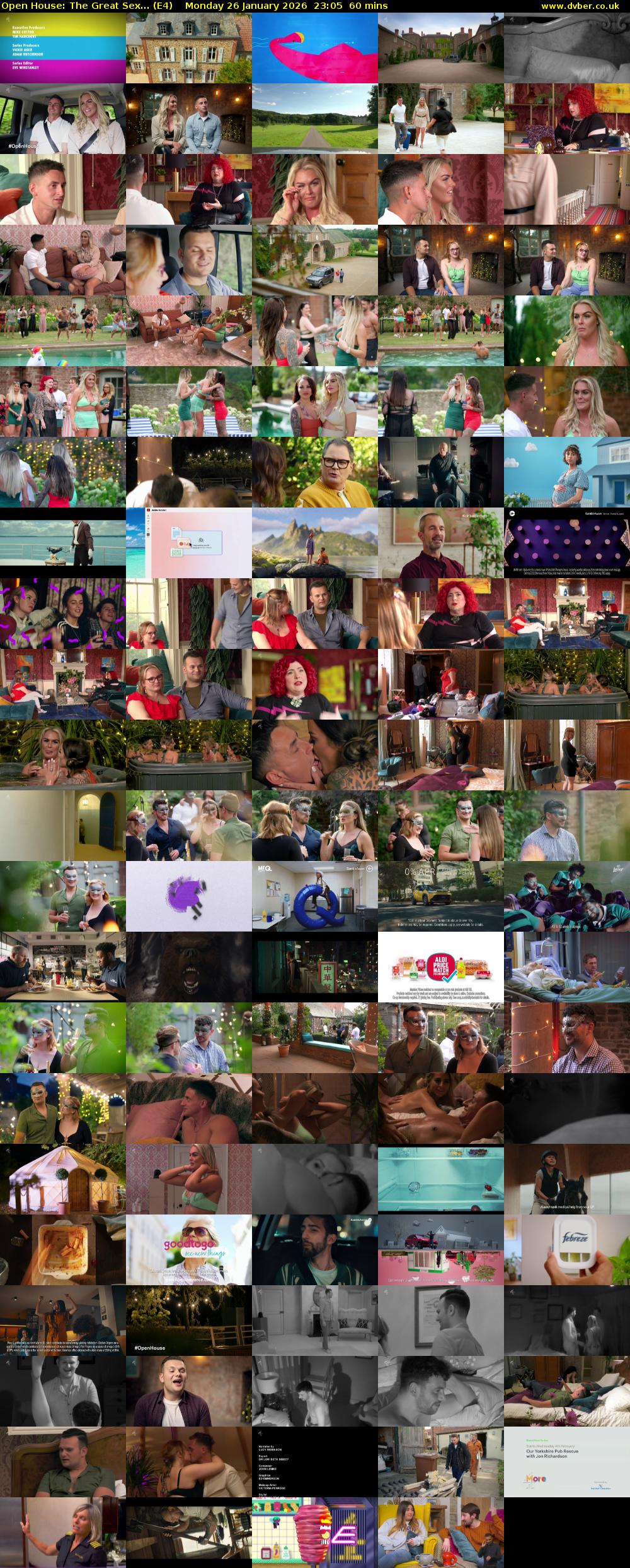 Open House: The Great Sex... (E4) Monday 26 January 2026 23:05 - 00:05